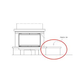 Банкетка dx/sx для Perla