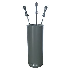 Каминный набор 011-R7010 серый
