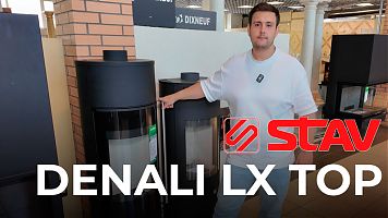 Печь DENALI LX TOP от STAV: современный и технологичный взгляд на классическую задачу отопления + ВИДЕО