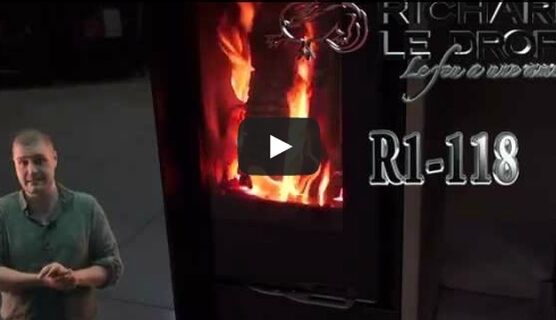 🎬 Печь R1-118 (Richard Le Droff). Изысканная интерьерная печь.