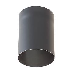 Труба стандартная с дрос. засл. L250 D180 черная